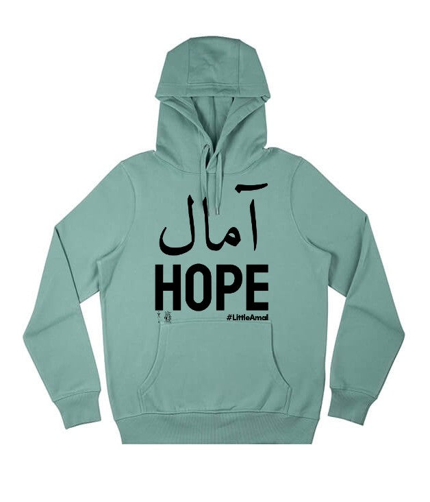 Hope - Black Print - Adult Hoody - Available in 4 Colours