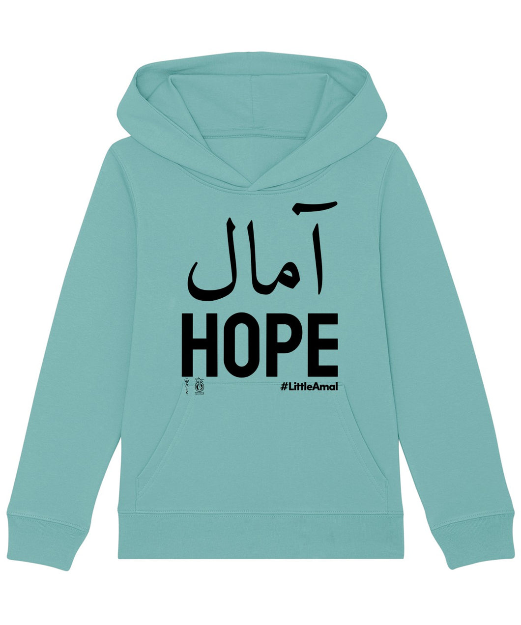 Hope - Black Print - Youth Hoody - Available in 4 Colours